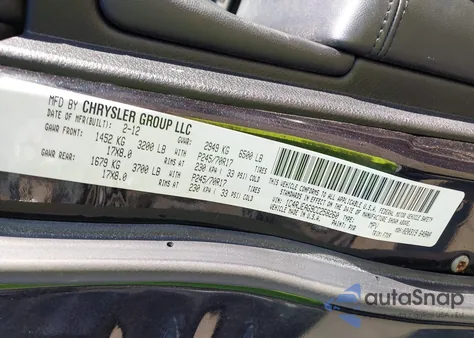 2012 Jeep Grand Cherokee Laredo from USA, damaged, VIN 1C4RJEAG9CC258260